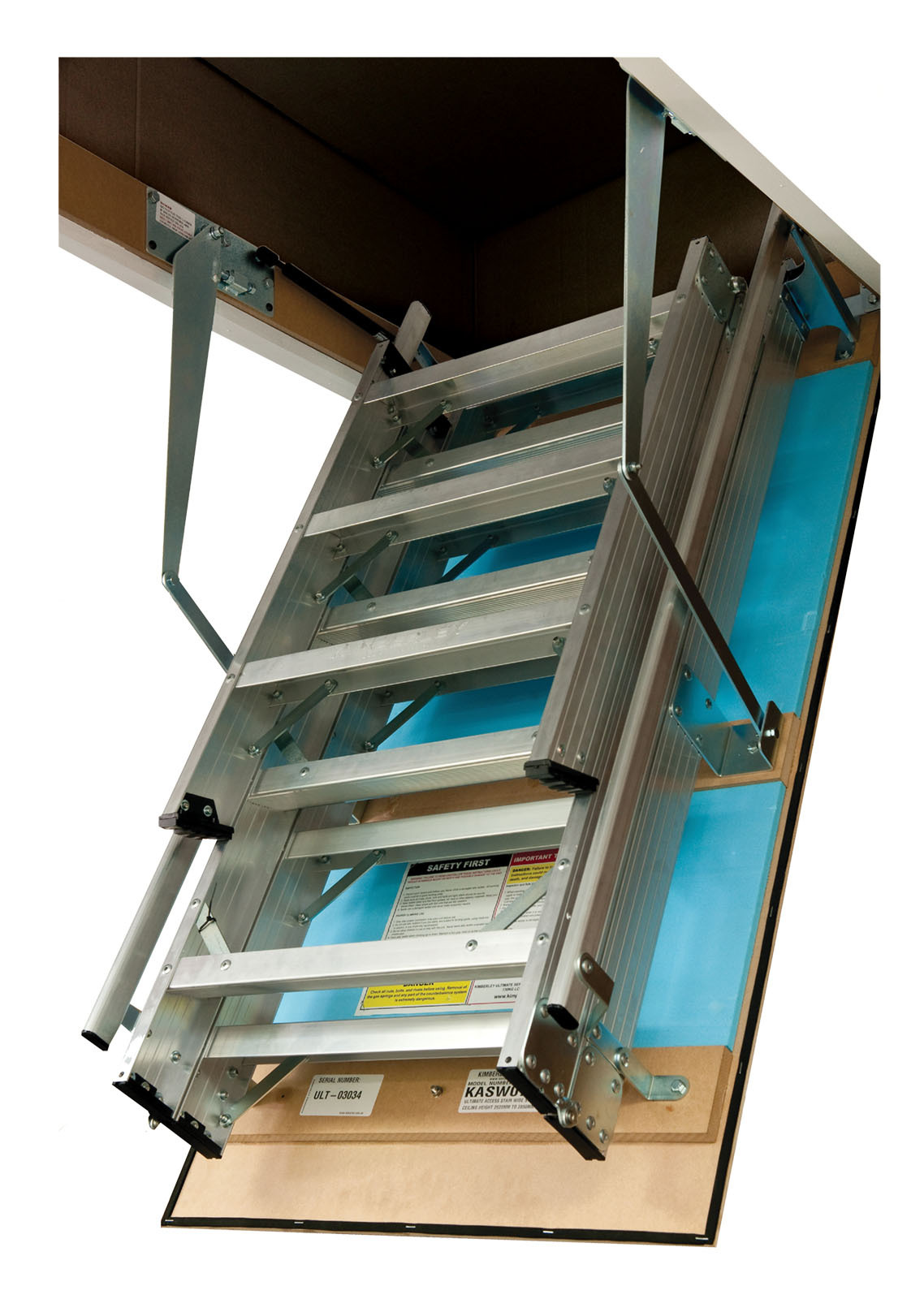 KASW10W Wide Ultimate Series Aluminium Attic LAdder