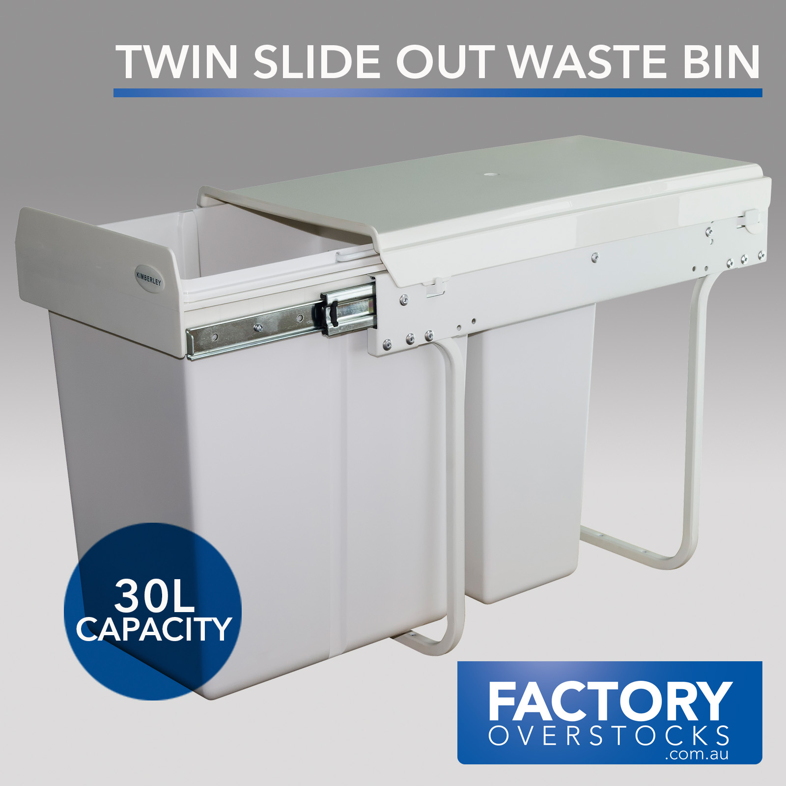 KRB30 Kimberley Concealed Waste Bin