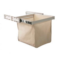KLH600TF - Fabric Divided Slideout Laundry/Storage Hamper