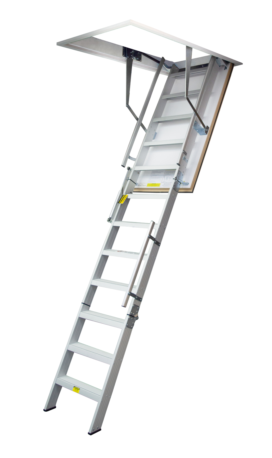 KASWRC107HCW Heavy Commercial Wide Remote Control Aluminium Attic Ladder