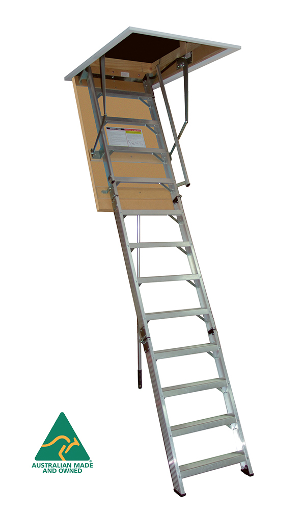 KASW08W Wide Ultimate Series Aluminium Attic LAdder