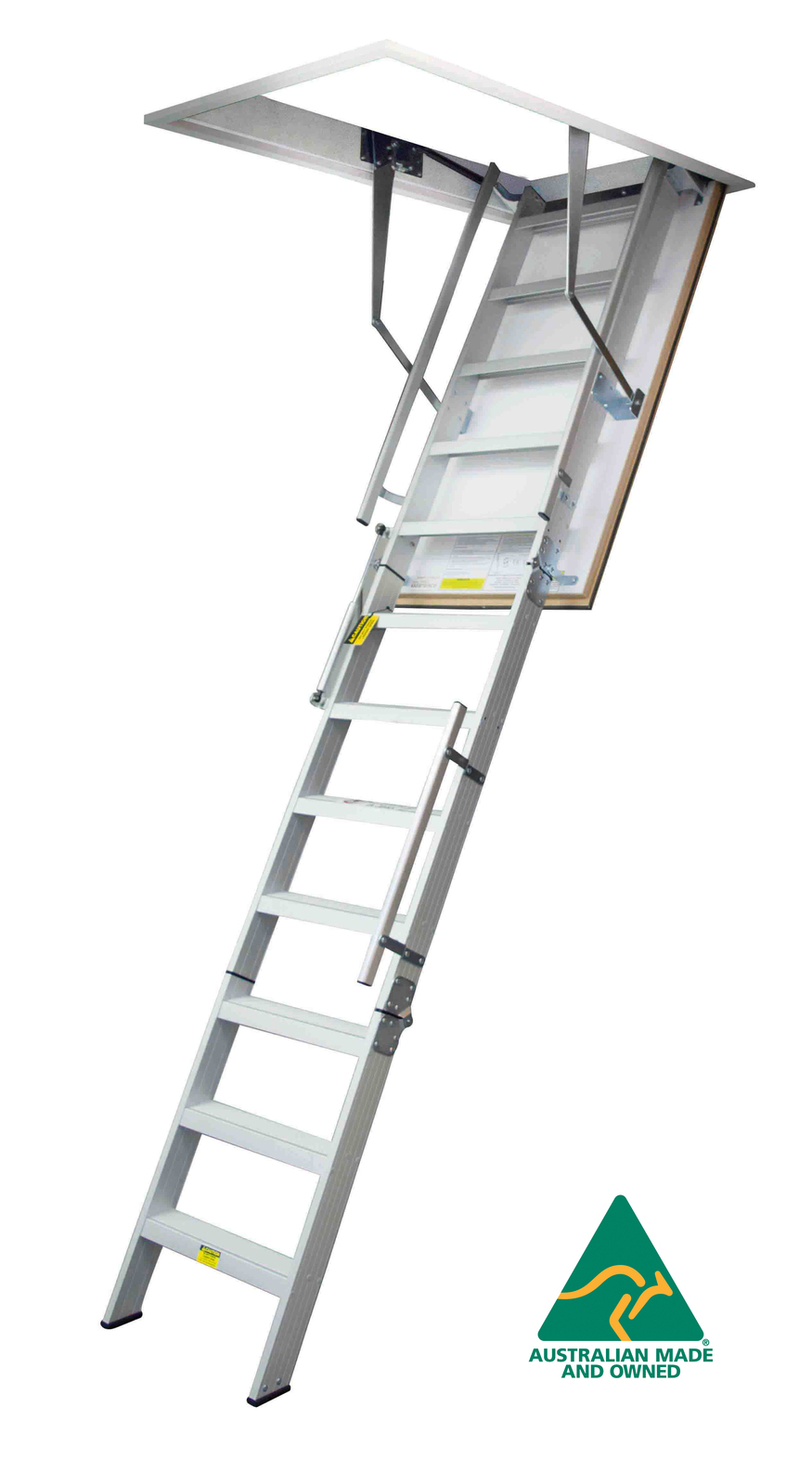 KASW107HCW Wide HC Ultimate Series Aluminium Attic LAdder