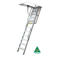 KASW107HCW - 2620 to 2850mm Ultimate Series Heavy Commercial Wide Attic Ladder 