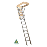 KASW45 - 2200 to 2700mm Deluxe Aluminum Attic Ladder