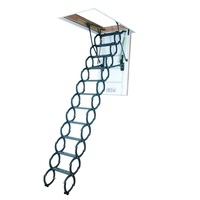 KASW63 Fakro LST Metal Scissors Attic Ladder - 2.8m