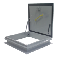 KRAH60 - High End Metal Roof Hatch Door - 600x600mm