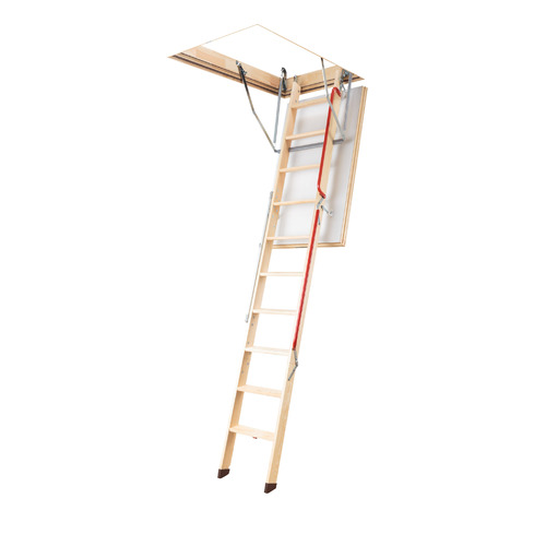 Fakro LWL Extra Timber Attic Ladder 2600 - 2800mm ceiling height range